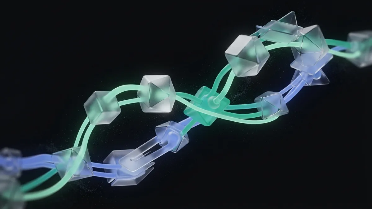 Aligned glass modules joined by light threads for managed access