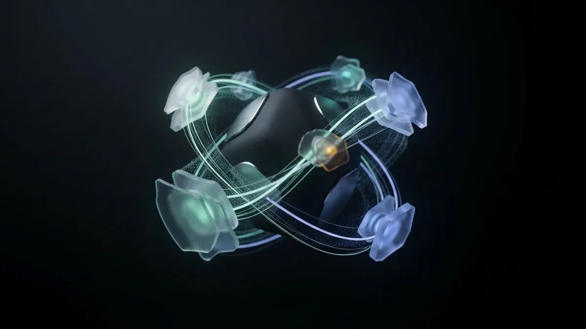 Floating glass modules and light threads represent connected lead generation strategies