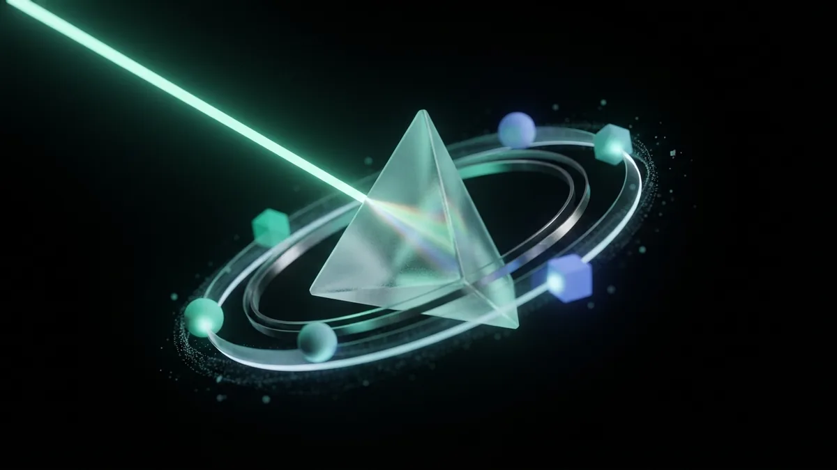 Translucent prism and ceramic modules showing fast, controlled search visibility